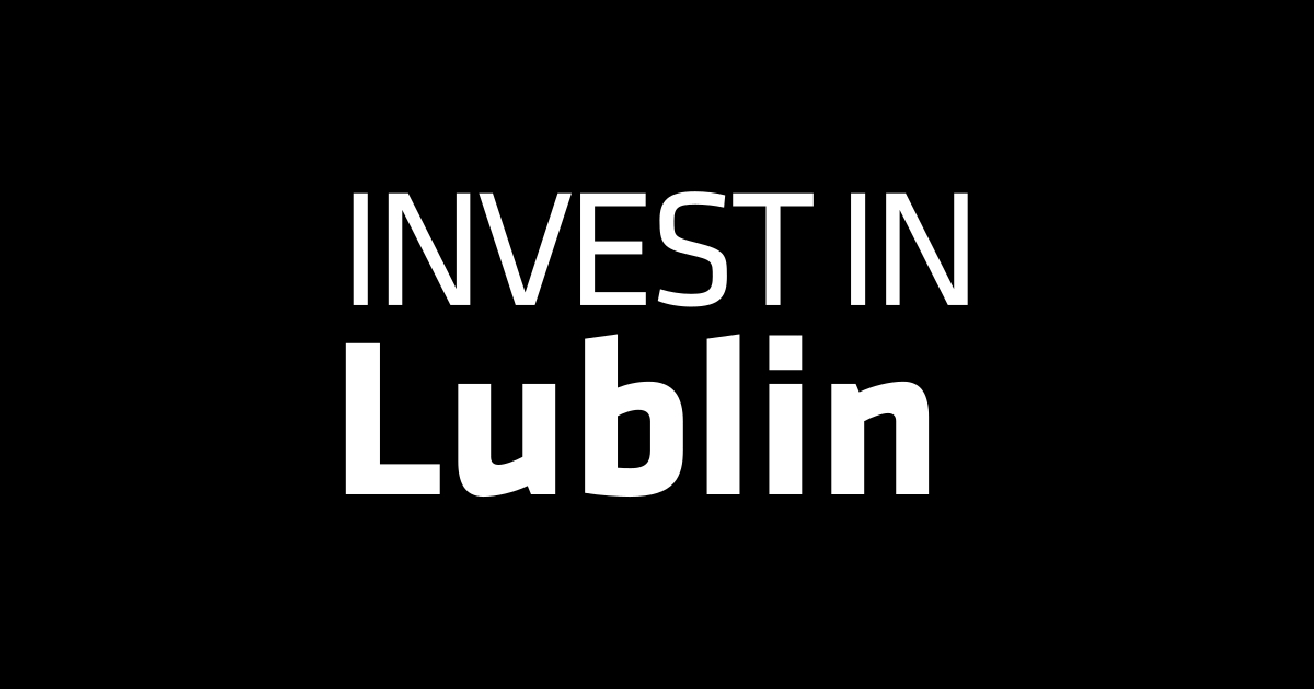 Invest In Lublin black logo