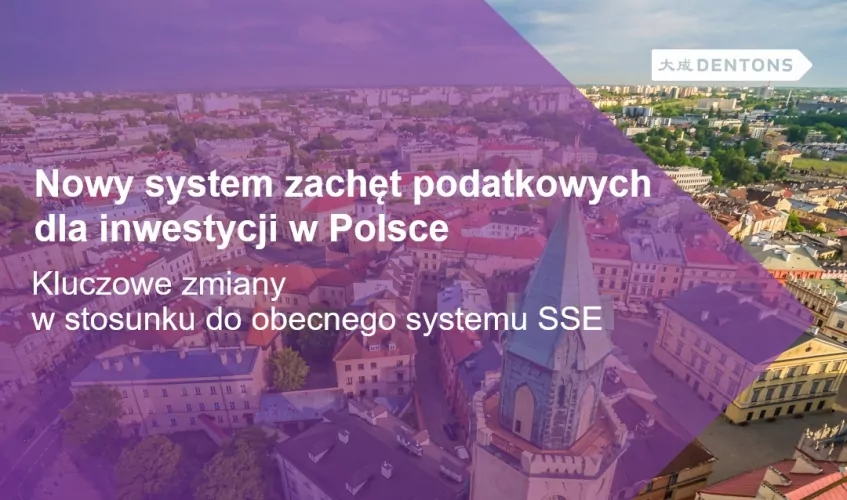 New system of tax incentives for investments in Poland